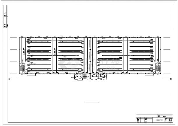 服装厂照明电气施工设计方案CAD图纸-图二