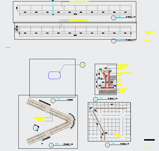 某长条座凳CAD详细完整设计详图_图1