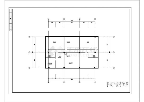 [浙江]室内游泳馆给排水设计CAD施工图-图一