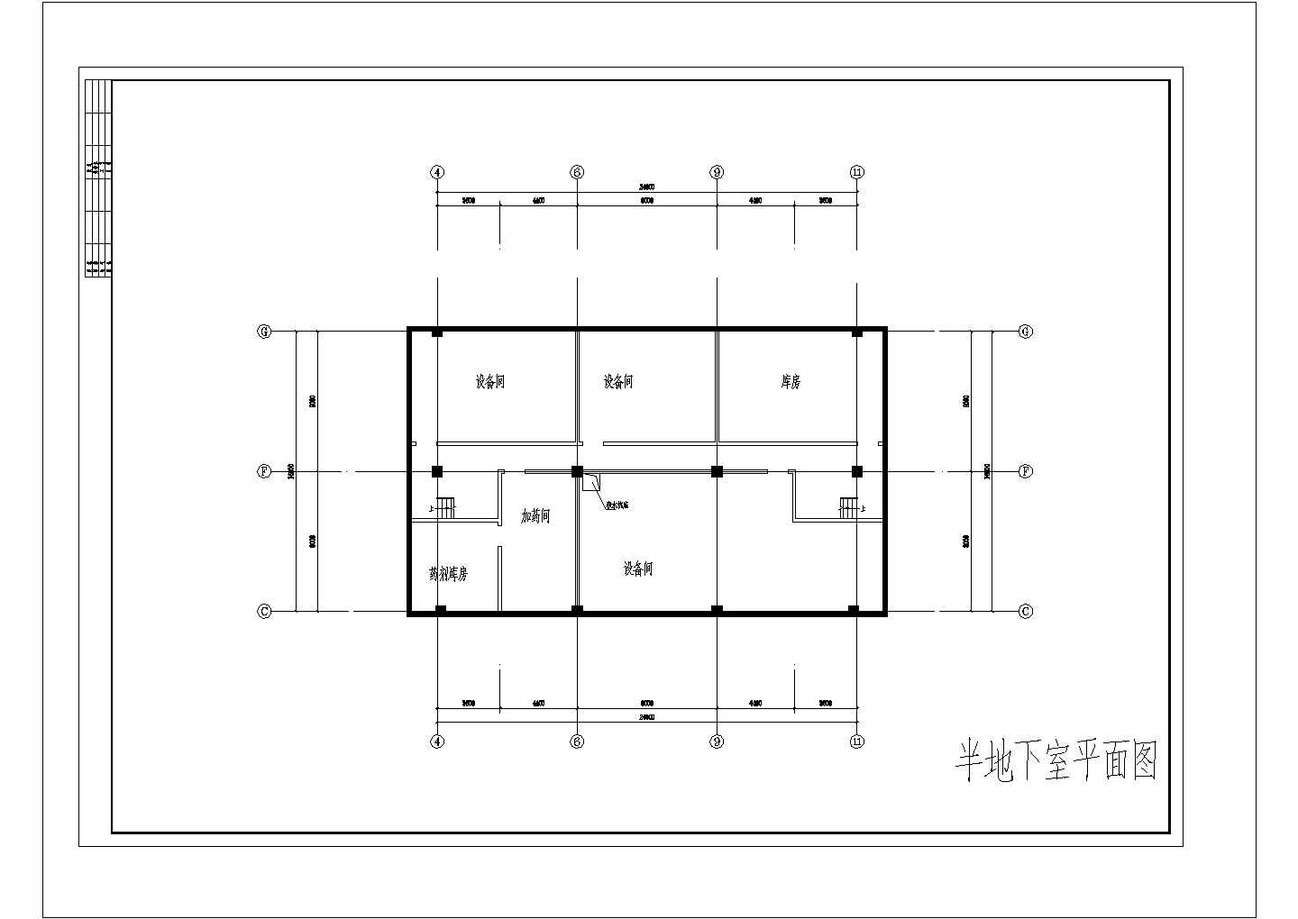 [浙江]室内游泳馆给排水设计CAD施工图