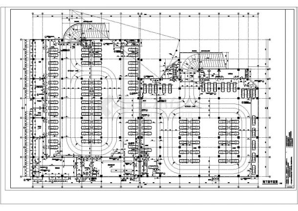 某 -1+6层大型文化馆（24031.5㎡）全套建筑施工图设计cad图纸（含游泳馆图纸、影剧院图纸等）-图一