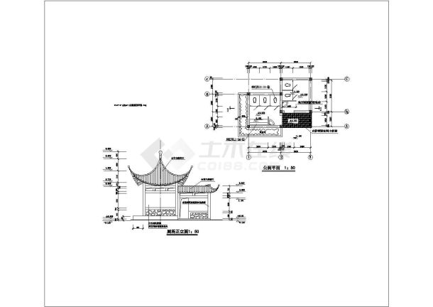 特色公厕-6-dwgcad非常标准图纸-图一