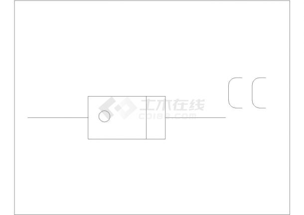 某沉淀池CAD详细设计平面图-图一