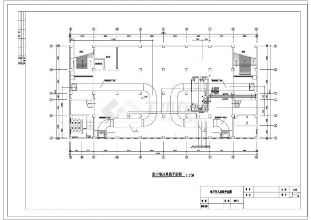 深圳某四层小型商场空调系统设计cad施工图（水冷活塞式冷水机组，某甲级设计院设计）-图二