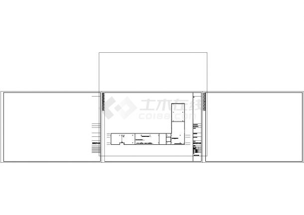 某高校公寓楼设计平面cad非常标准图纸-图一