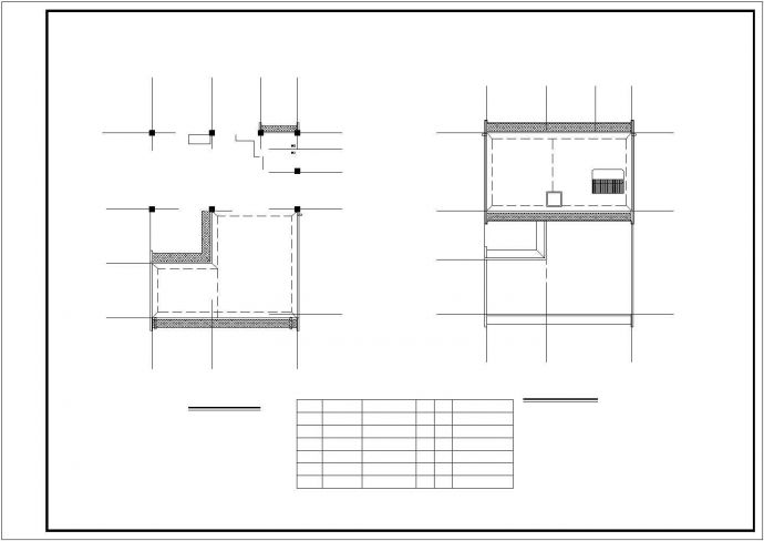 某三层框架结构农村带庭院式别墅设计cad全套建筑施工图（含设计说明，含结构设计，含效果图_图1