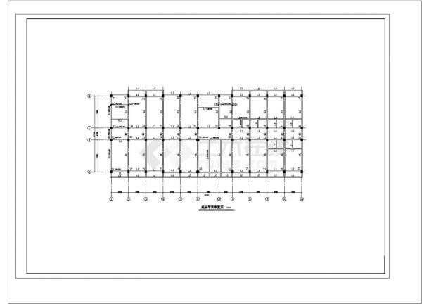 宿舍设计_6层学生公寓建筑施工方案详图-图二