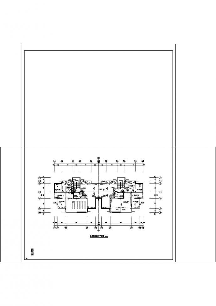 [青海]住宅小区室内外给排水施工图cad图纸设计_图1