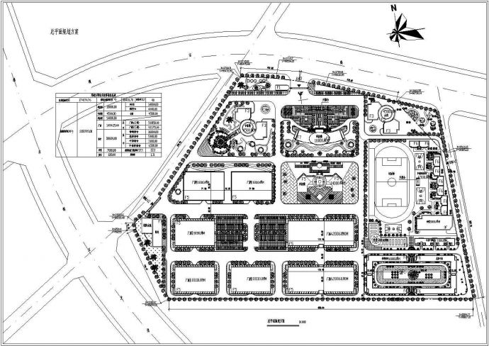 总用地面积17万4平方米工业园总平面规划方案_图1