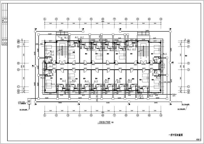 电子产业园5号楼给排水施工图设计_图1