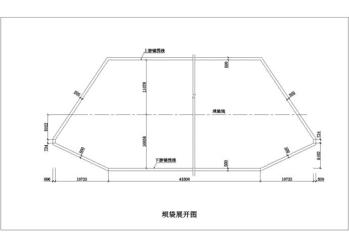 贵州某橡胶坝施工设计cad施工图_图1