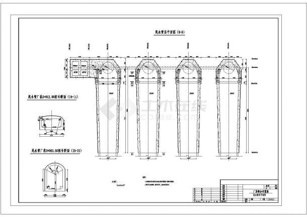 技术施工厂房综合平面设计cad施工图-图二