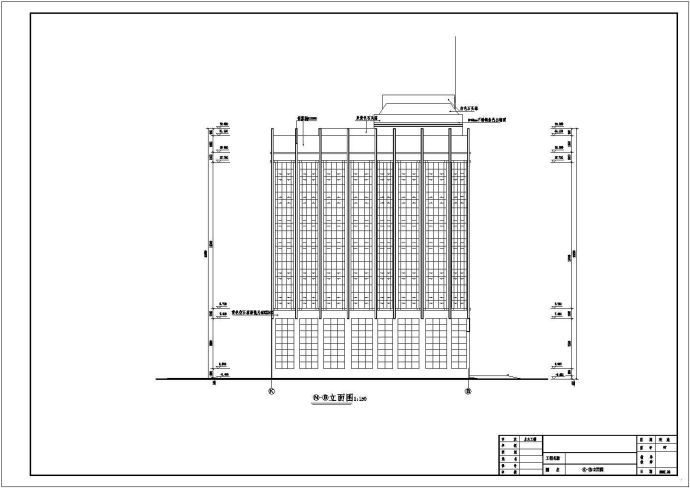 8层11305.82平米大学实验楼建筑结构图（计算书、部分建筑、结构图）_图1