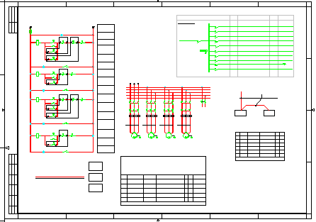 甲类仓库电气照明配电系统施工设计方案CAD图纸-图一