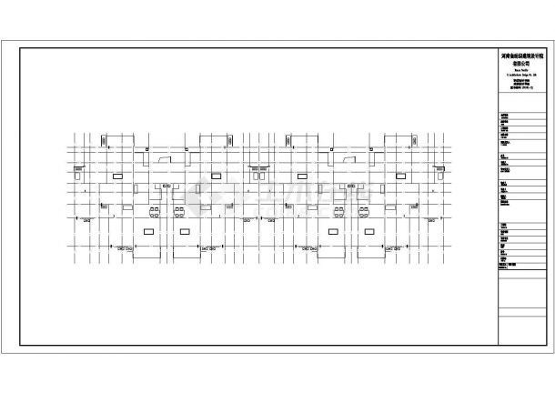 南京某高层商住楼建筑设计全套CAD图纸-图二