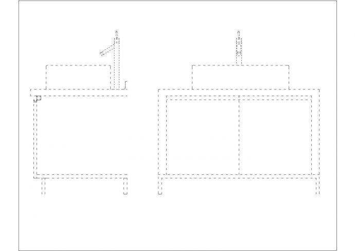 某成品台上盆CAD节点构造设计_图1