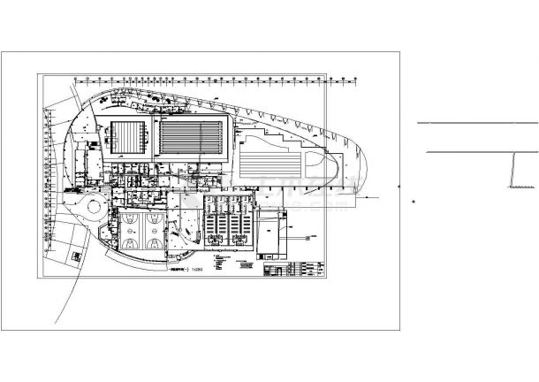 奥体游泳馆电气智能化设计施工图纸-图一