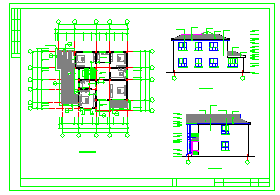 某别墅结构建筑cad设计施工图