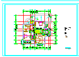 某地区经典别墅设计建筑cad图纸-图二