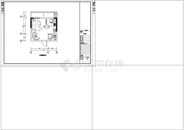 万达精装房设计方案CAD图纸-图二