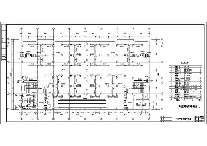 中型商场中央空调设计cad施工图_图1