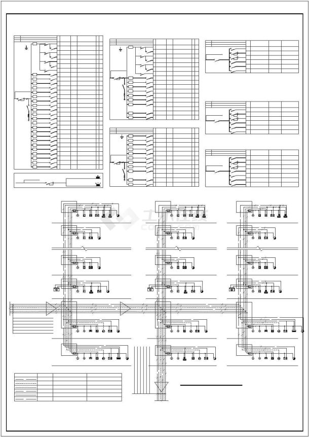 某多层住宅电气施工图CAD-图一