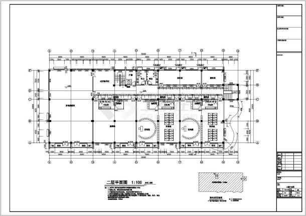 5班3层幼儿园建筑设计施工图-图二