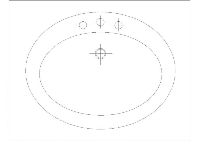 某洗手台CAD节点设计构造图_图1