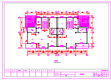 三层联体别墅设计建筑cad施工图_图1