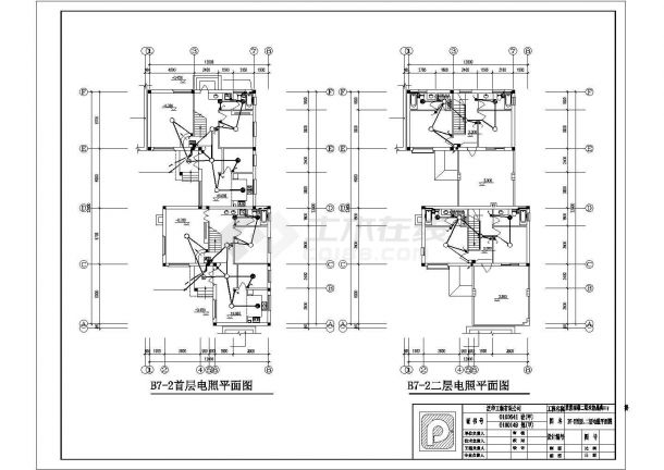 住宅楼电气设计CAD大样图施工图-图二