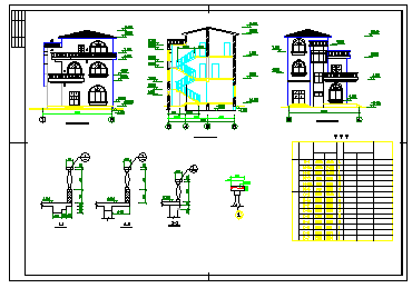 某地私人住宅建筑cad施工设计图纸_图1