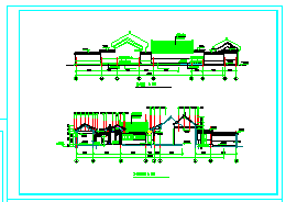 某四合院住宅方案设计建筑cad图纸-图一