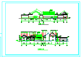 某四合院住宅方案设计建筑cad图纸_图1