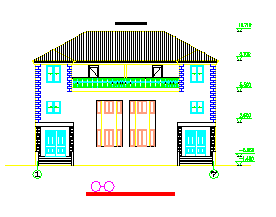某小别墅方案建筑设计cad施工图纸_图1