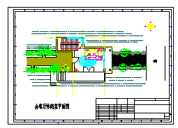 小型别墅设计方案建筑cad图纸_图1