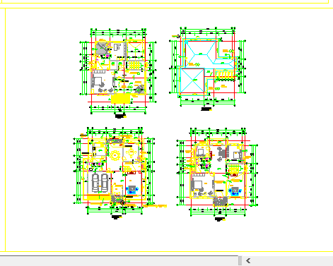 一套经典别墅详细设计cad建筑图_图1