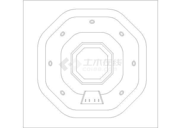 某浴缸CAD设计构造节点图-图一