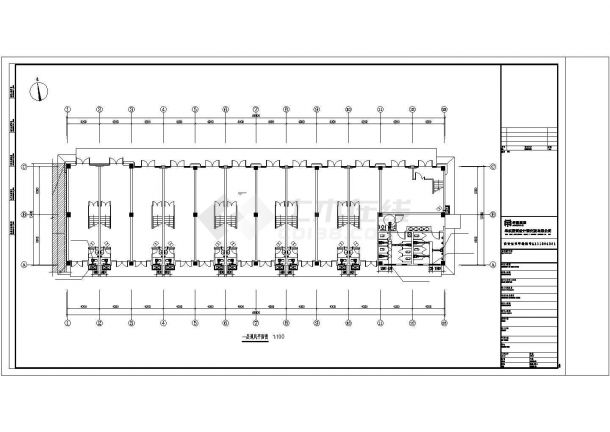 CAD暖通施工图-阜阳高速·时代公馆2#楼-图一