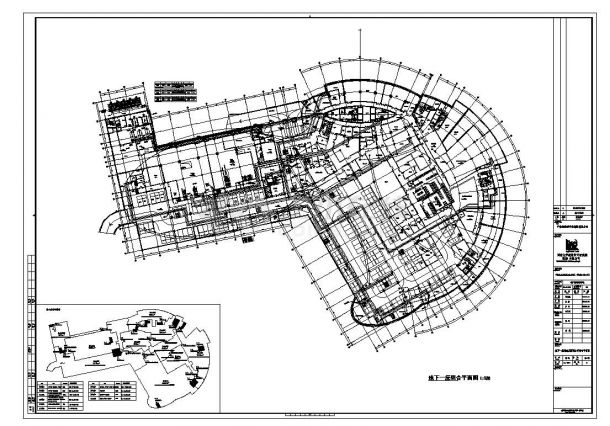 浙江旅游度假小镇地下室及裙房暖通施工图-图一
