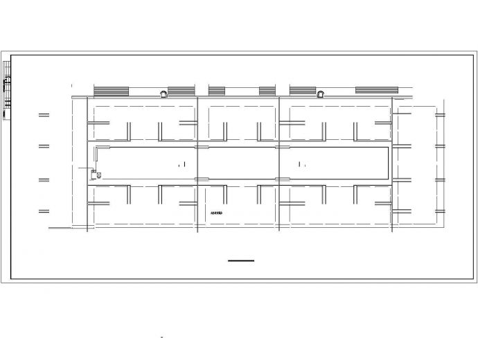 2.4万平米3+1层框架结构百货超市全套建筑设计CAD图纸_图1