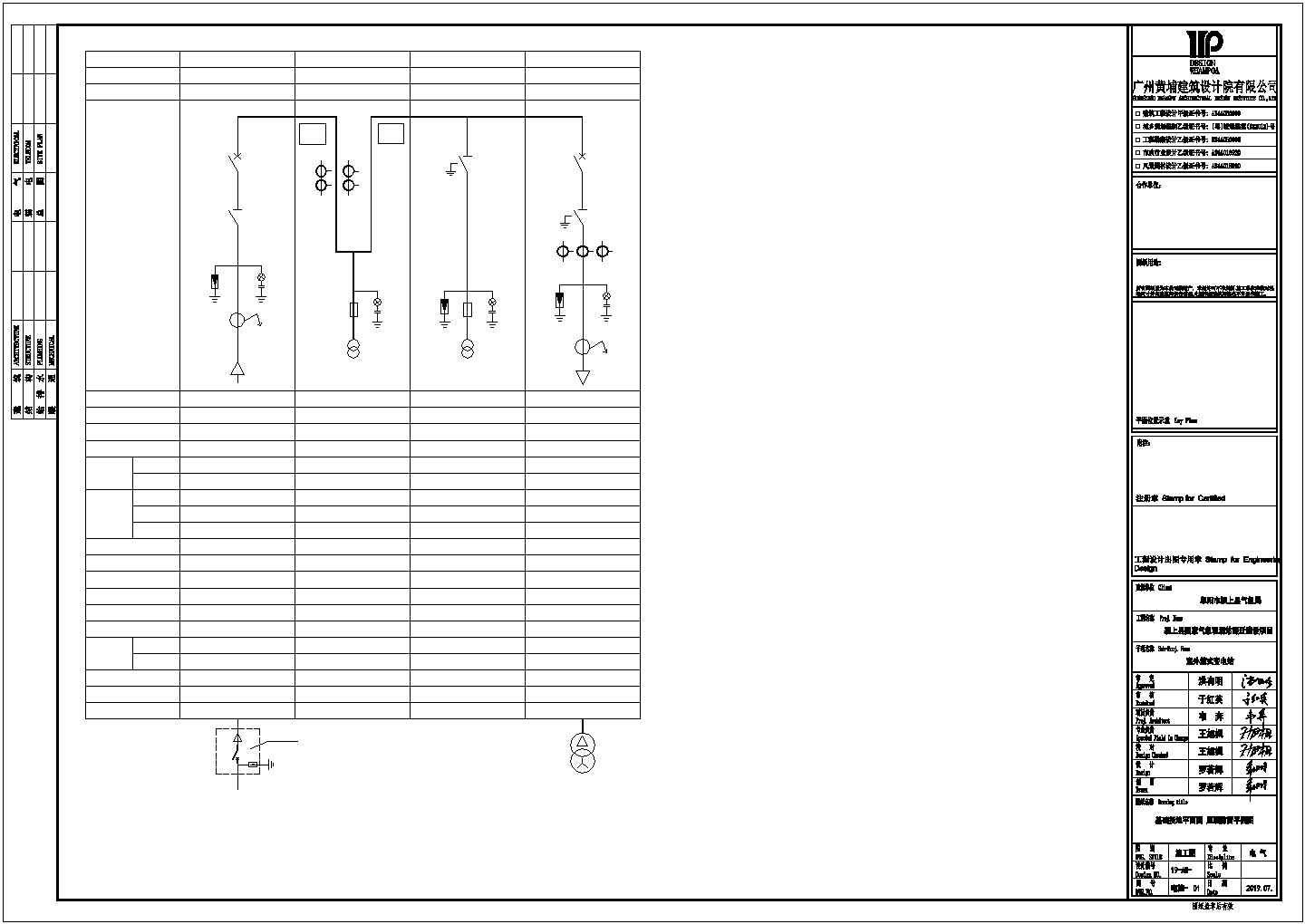 电气-室外箱式变电站CAD图纸