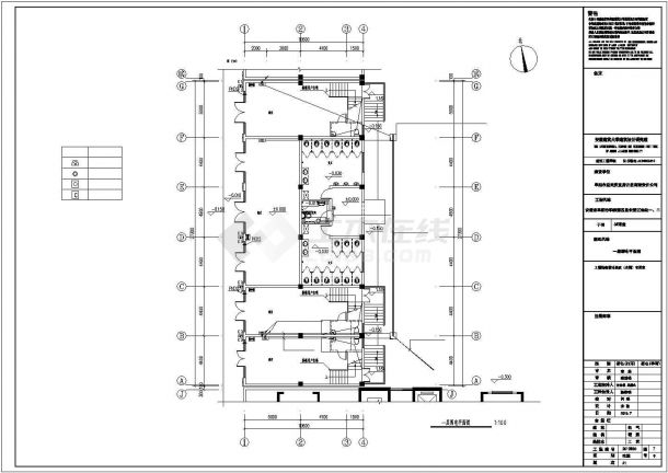 CAD电气施工图-3#某商业建筑物-图一