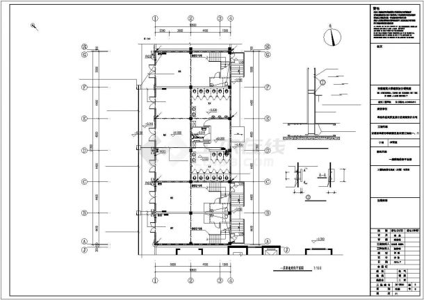 CAD电气施工图-3#某商业建筑物-图二