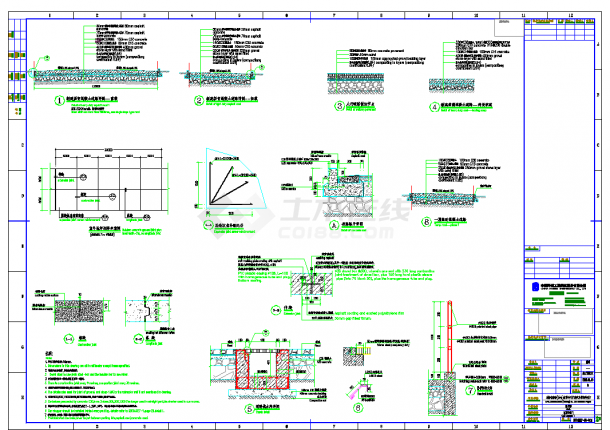 江苏工业用地仓库厂房车间建筑项目施工图CAD图纸-图二