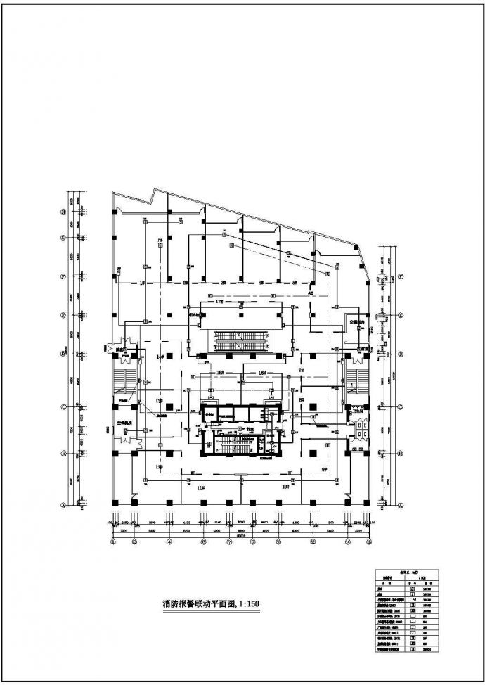 某商场电气、消防工程设计CAD施工图_图1