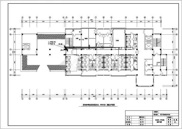 4层市传染病医院呼吸病房电气设计施工图-图二