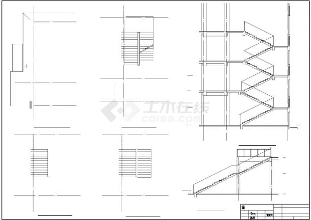 某综合楼CAD建筑施工设计图纸-图一