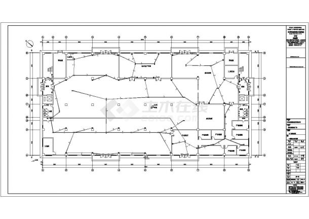 7#消防电气CAD设计图纸-图二