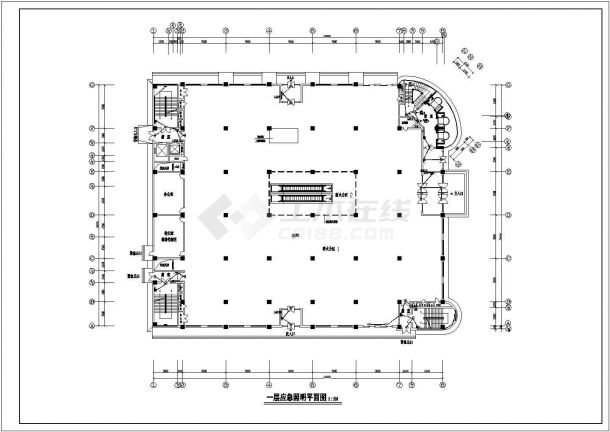 商场电气工程施工CAD设计图-图一