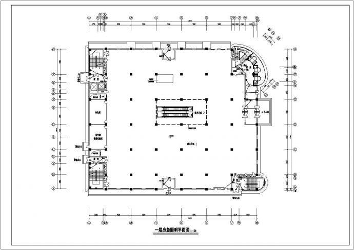 商场电气工程施工CAD设计图_图1